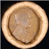 Image 3 : Mixed small cents 1c orig shotgun roll, 1916-s Wheat Cent, 1892 Indian Cent other end, brinks Wrappe