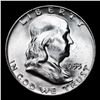 Image 2 : 1953-d Franklin Half Dollar 50c Grades Choice Unc FBL