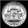 Image 3 : 1953-d Franklin Half Dollar 50c Grades Choice Unc FBL