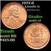 Image 1 : 1922-d Lincoln Cent 1c Grades Select Unc RD