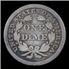 Image 3 : 1856 Lg Date Seated Liberty Dime 10c Grades vg+