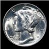 Image 2 : 1945-d Mercury Dime 10c Grades Choice+ Unc