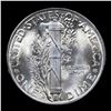 Image 3 : 1945-d Mercury Dime 10c Grades Choice+ Unc