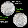 Image 1 : 1883 n/c Liberty Nickel 5c Grades Choice Unc