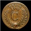 Image 3 : 1863 Charnley Civil War Token F-RI-700C-3a 1c Grades xf details