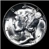 Image 2 : 1945-p Mercury Dime 10c Grades GEM+ Unc