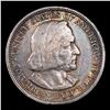 Image 2 : 1893 Columbian Old Commem Half Dollar 50c Grades Choice AU