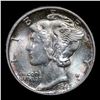 Image 2 : 1945-d Mercury Dime 10c Grades GEM+ Unc