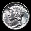 Image 2 : 1943-p Mercury Dime 10c Grades GEM+ Unc