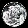 Image 2 : 1937-p Mercury Dime 10c Grades GEM+ Unc