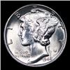 Image 2 : 1944-p Mercury Dime 10c Grades GEM++ Unc