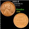 Image 1 : 1931-d Lincoln Cent 1c Grades vf++
