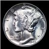 Image 2 : 1944-p Mercury Dime 10c Grades GEM+ Unc