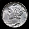 Image 2 : 1941-p Mercury Dime 10c Grades Choice Unc