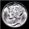 Image 2 : 1943-p Mercury Dime 10c Grades GEM++ Unc