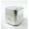 Image 3 : 1 Oz .999 Silver Yeager's Poured Silver 3D Cube