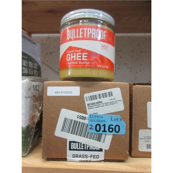 2 x 383 g Jars of Bulletproof Grass Fed Ghee Butter