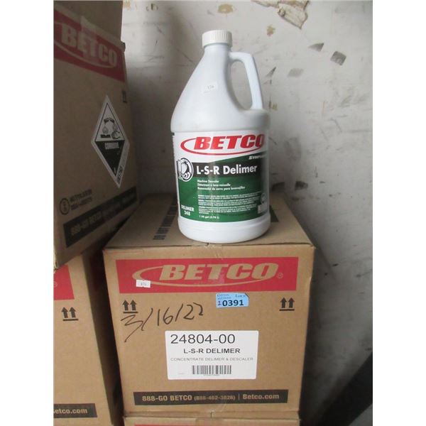 2 Cases of Betco Delimer & Descaler Concentrate