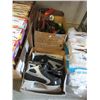 Image 1 : Men's Size 12.5 Koho Ice Skates & Box of Tools