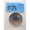 Image 1 : 1 Oz .9999 Silver 2014 Canadian Maple Leaf Coin