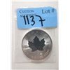 Image 1 : 1 Oz .9999 Silver 2022 Canadian Maple Leaf Coin