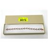 Image 2 : Multi Heart Diamond Tennis Bracelet