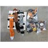 Image 1 : 4 New Sets of Zippy Paws Skinny Peltz Dog Toys