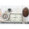 Image 1 : 2 Clocks, Wall Mirror and Back Lit Wall Art