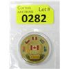 Image 1 : 1 Oz. .999 Silver Colourized Canadian Art Round