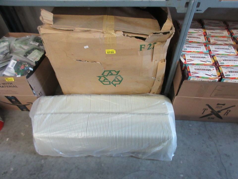 Large Box of Styrofoam Take Out Containers