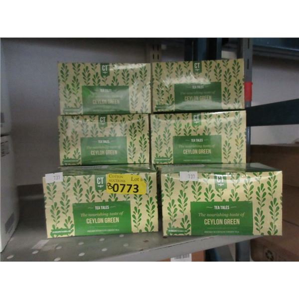 8 Boxes of CT Tea Tales - Ceylon Green