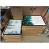 Image 1 : 12 Boxes of New Framed Wall Art - 12" x 16"