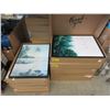 Image 1 : 12 Boxes of New Framed Wall Art - 12" x 16"