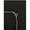 Image 3 : 925 Sterling Silver Necklace and 925 Ring with White Stones 1 Missing Stone