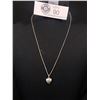 Image 1 : Sterling Silver Heart Loket Pendant and Chain Necklace