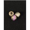 Image 2 : 3 Vintage Sterling Silver Beads Pendants