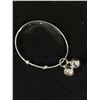 Image 2 : 3 Silver Plated Baby Bangles with Bells