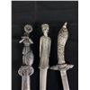 Image 2 : Lot of 3 Small Vintage Knives/ Letter Openers. Longest is 9"