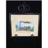 Image 2 : Metal Train Décor and 2 Framed Railway Prints