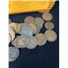 Image 3 : Wood Keepsake Box with 43 Early 1901 English Pennies