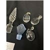 Image 2 : Vintage Crystal Stoppers & Chandelier Drop Crystals