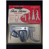 Image 2 : Vintage Shoe Shine Holder in Original Box Plus a Trave Hanger