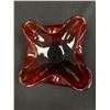 Image 2 : Murano Mid Century Modern Handblown Ruby Red Artglass