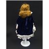 Image 8 : 3    12" Tall Porcelain Dolls on Stands