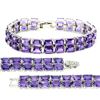 Image 1 : Natural Purple Amethyst 7x5 MM Bracelet