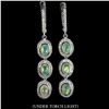 Image 1 : Natural Ethopian White Opal Earrings