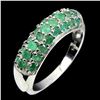 Image 1 : Natural Unheated Emerald Ring