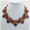 Image 1 : Tibet Natural Stone Tribal Queen Royal Necklace