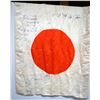 Image 2 : Japan 1940's Silk 28 x 34 Inch Flag w/Inscription