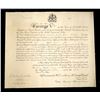 Image 1 : Canada 1916 Confirmation of Rank Linen Document Signed by Fiset Rare